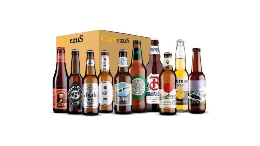 Set cervezas internacionales degustación (10 variedades)