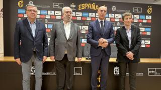 Presentación del España-Bélgica de baloncesto que se jugará en 2025 en León