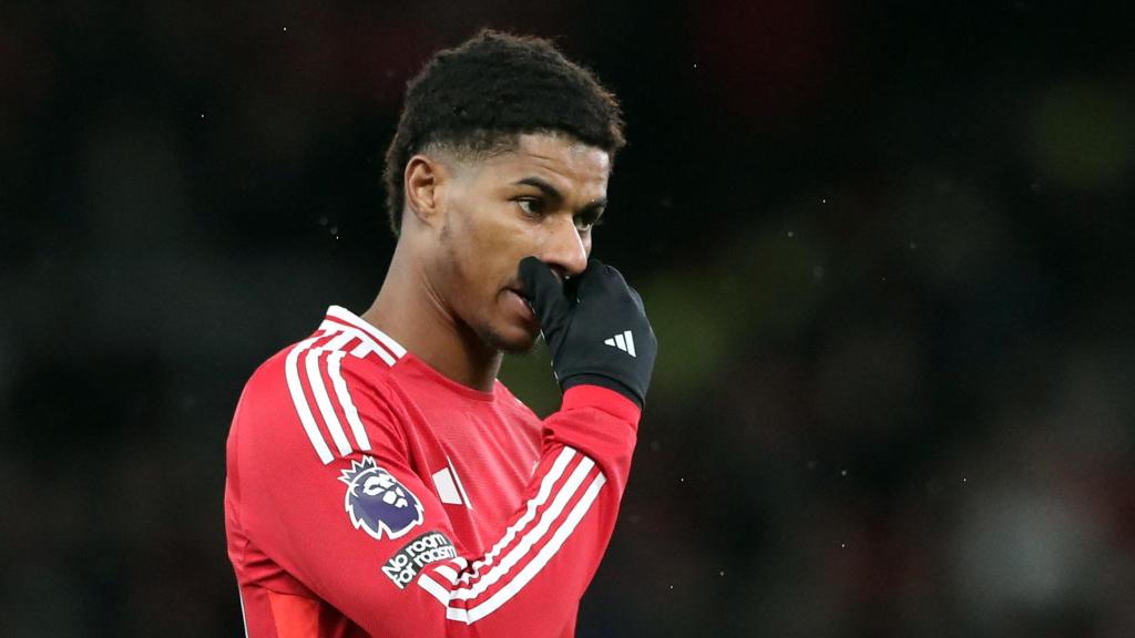 Marcus Rashford, con el Manchester United