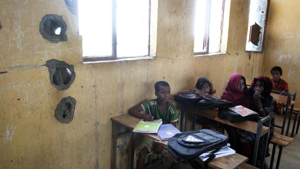 Una escuela etíope.