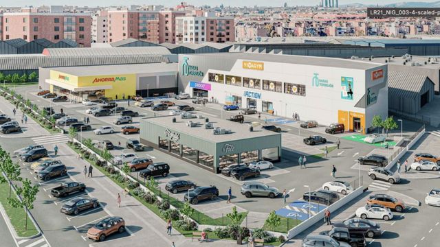 Parque comercial de proximidad desarrollado por López Real Inversiones 2021 en la localidad madrileña de Torrejón.