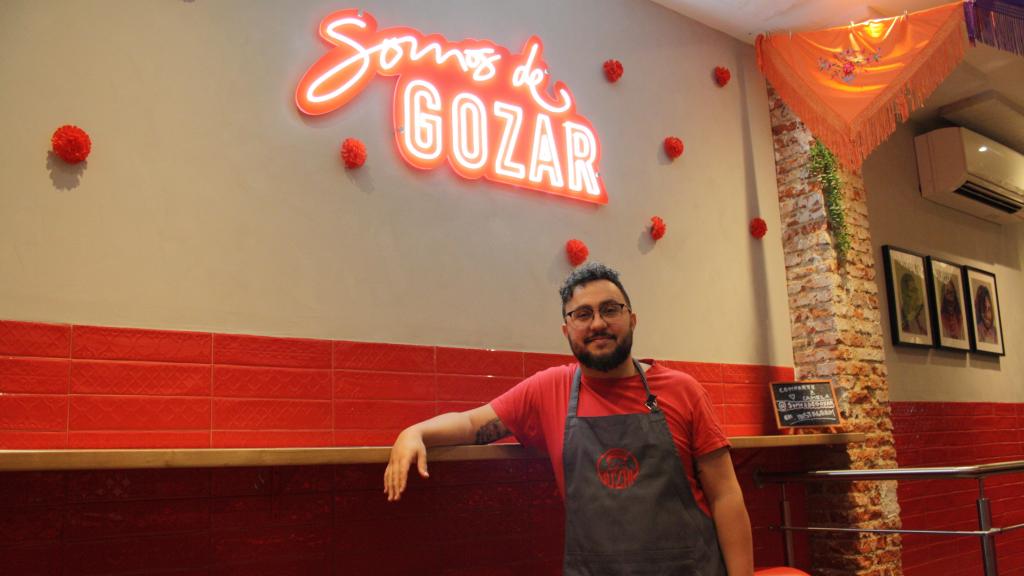 La taberna castiza Gozar, una de las que se encuentra dentro del mapa.