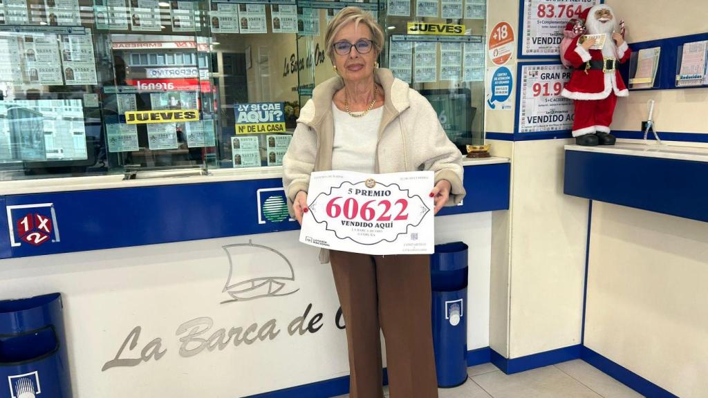 María José Barca , dueña de la administración de Lotería La Barca de Oro