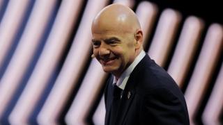 Gianni Infantino, en la presentación del Mundial de Clubes 2025 en EEUU
