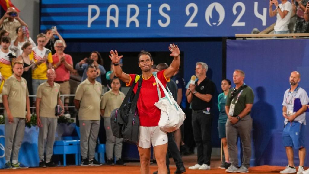 Rafa Nadal se despide de Roland Garros en los Juegos Olímpicos.