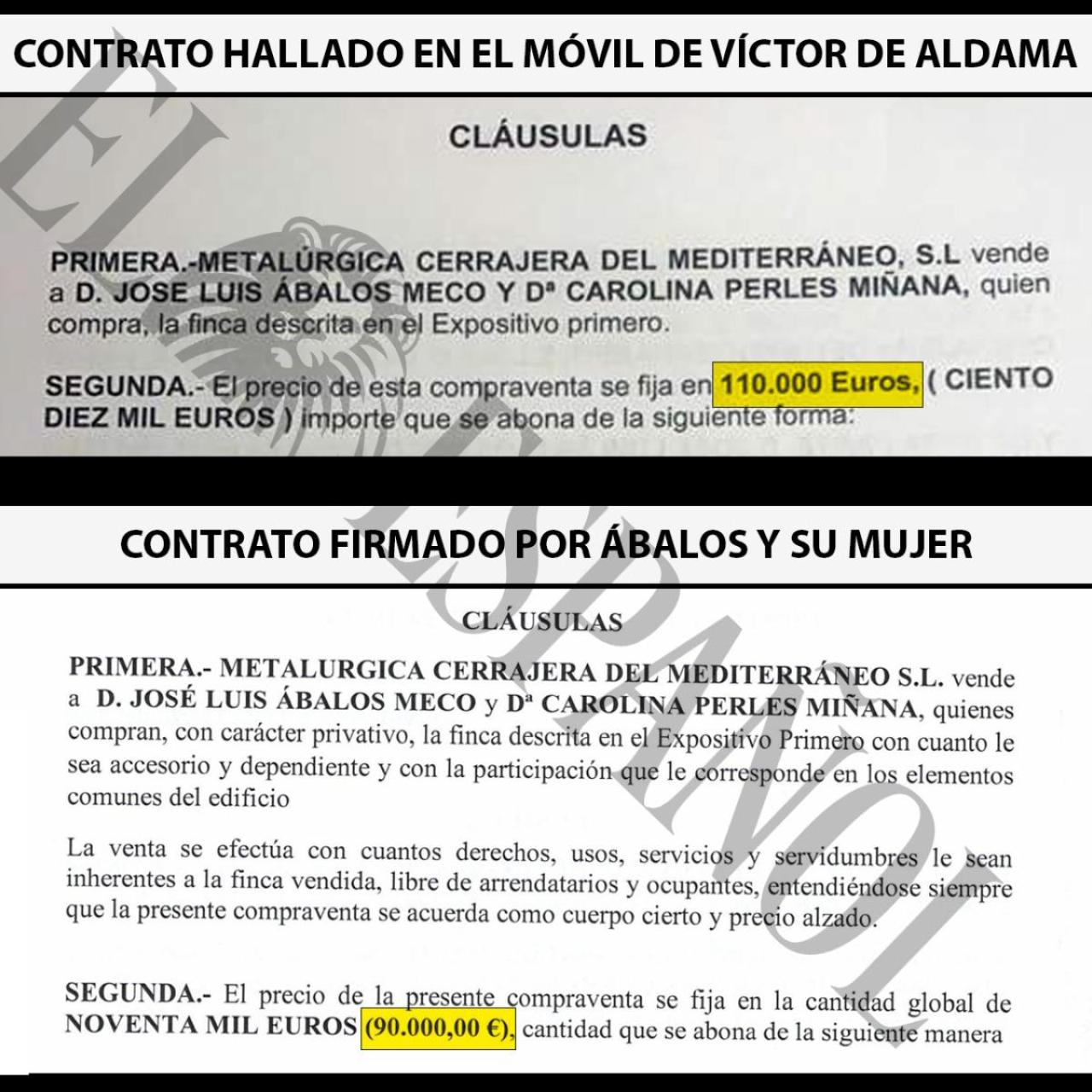 Ábalos sostiene que el día que compró el local en Valencia el vendedor le rebajó en 20.000€ el contrato que tenía Aldama