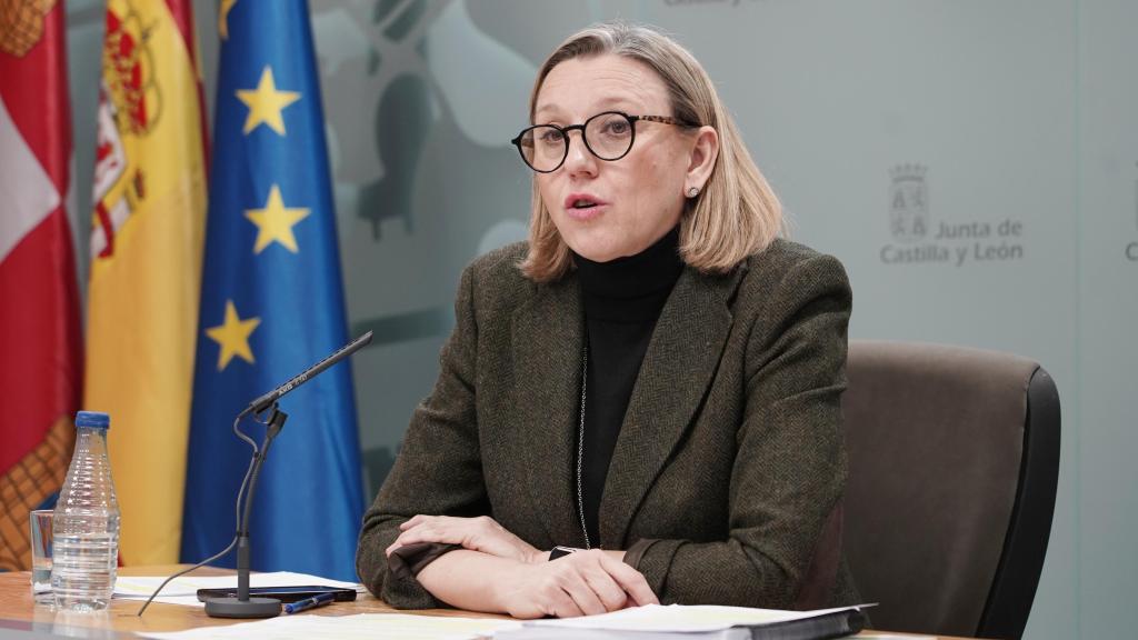 La vicepresidenta y consejera de Familia e Igualdad de Oportunidades de la Junta, Isabel Blanco