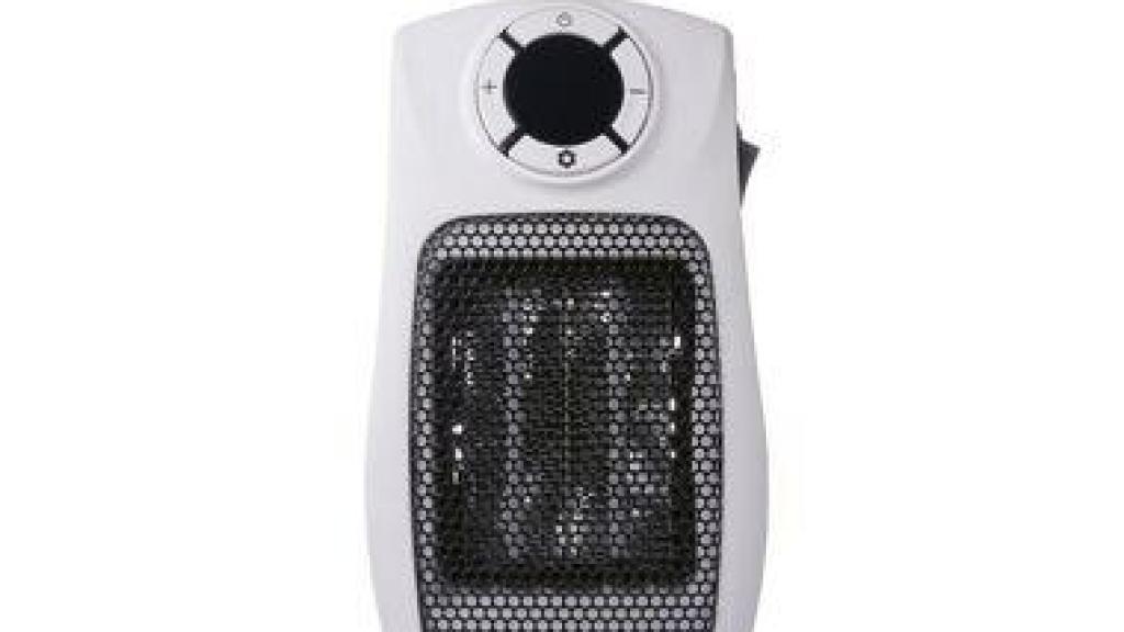 Calefactor ceramic de enchufe.