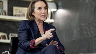 Cuca Gamarra, secretaria general del PP, en una entrevista