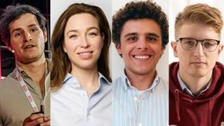 Jóvenes emprendedores.