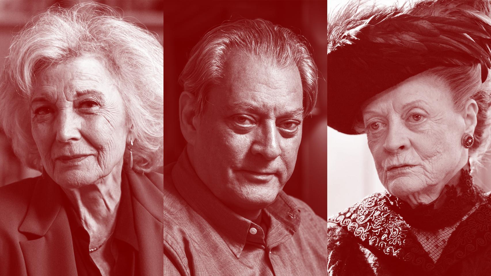 La actriz Marisa Paredes, el escritor Paul Auster y la actriz Maggie Smith, fallecidos en 2024