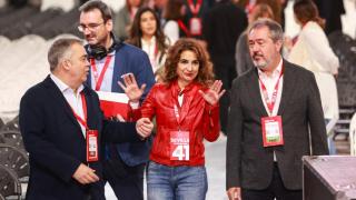 Montero y Espadas, en el congreso federal de Sevilla de este año.