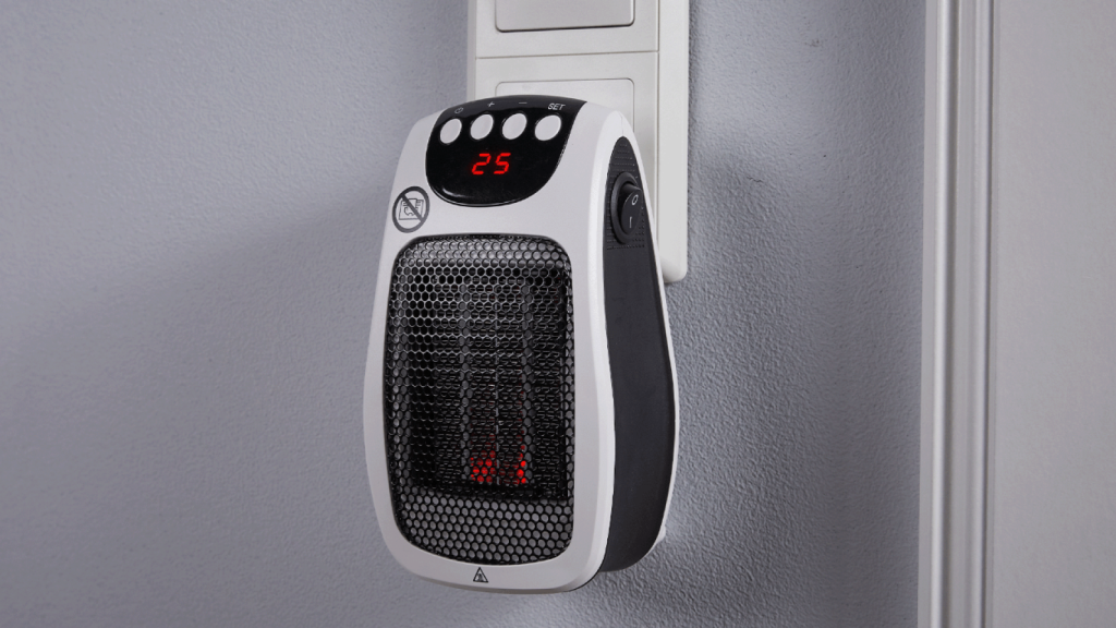 Calefactor de enchufe de Aldi