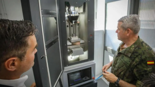 Primer taller de fabricación aditiva del Ejército de Tierra, el pasado 27 de mayo en el centro El Higuerón de Córdoba.