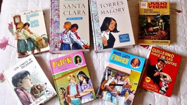 Libros infantiles de Enid Blyton, Julio Verne y Richmal Crompton, entre otros autores. Foto: Enidblyton.es