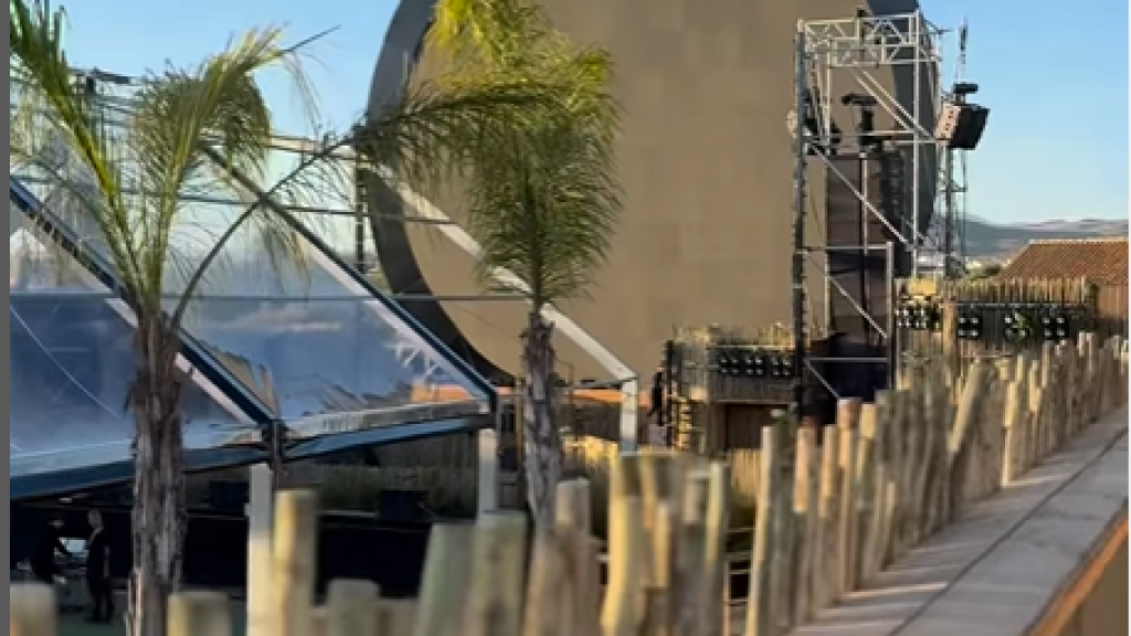 Espacio donde se iba a celebrar el Sophie Festival en Málaga.