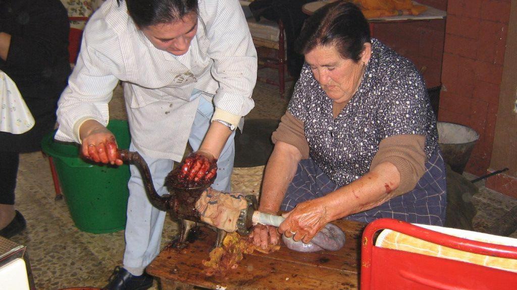 Realización de los embutidos