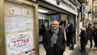 Alejandro Aznar, dueño de la administración Lotería del Rosario.