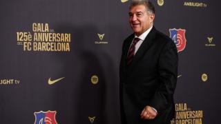 Joan Laporta, en la gala del 125 aniversario del FC Barcelona