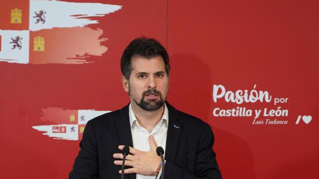 El secretario general del PSOE de Castilla y León, Luis Tudanca, en una imagen de archivo