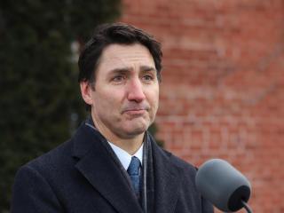 El hasta ahora primer ministro de Canadá, Justin Trudeau, este lunes.
