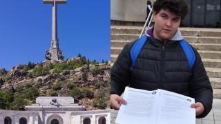 El portavoz general de la delegación territorial del Sindicato de Estudiantes en Castilla y León, Víctor Martínez Morillo