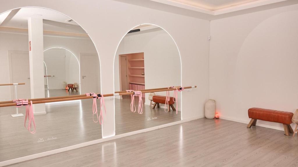 Aula de Arde Barré Studio.