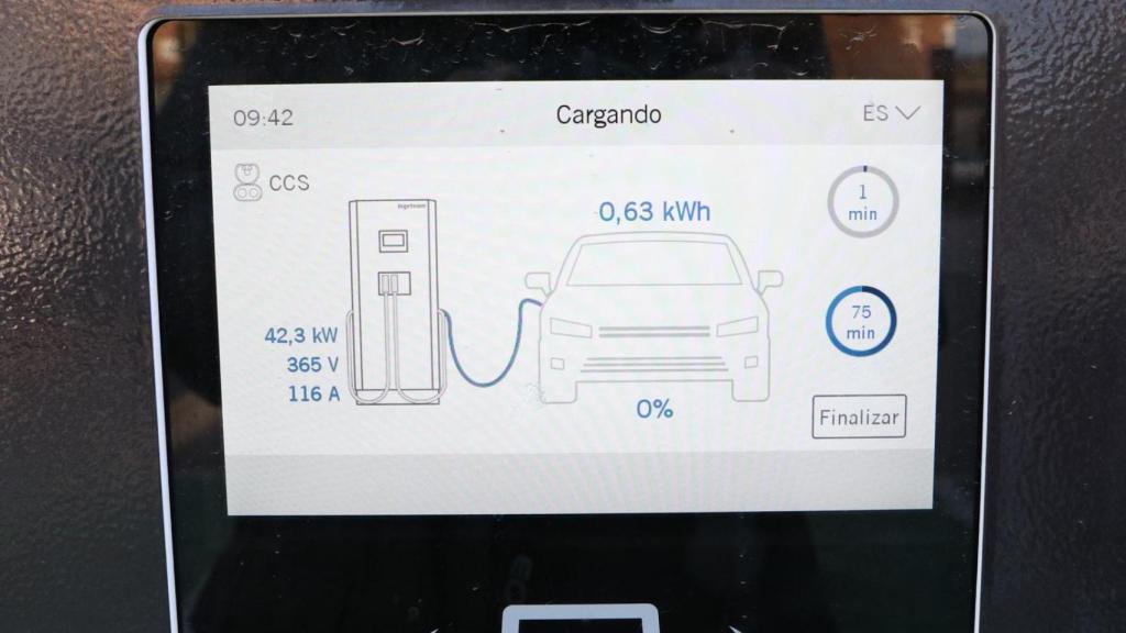 El Cupra Terramar empieza cargando a casi 45 kW de potencia.