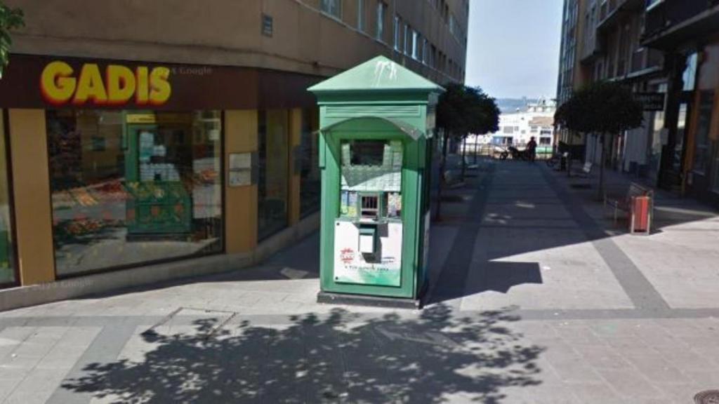 El kiosco de A Coruña que ha vendido el Cuponazo de la ONCE.
