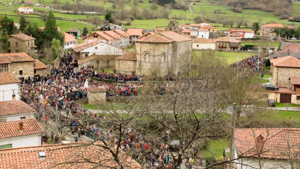 La ciudad de Silió en carnaval.