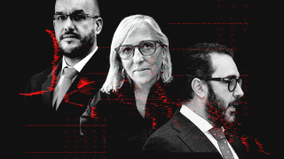 Carlos Morenos -jefe de Gabinete de la ministra de Hacienda-, Consuelo Sánchez -actual responsable de RRHH de Hacienda- y Víctor de Aldama.