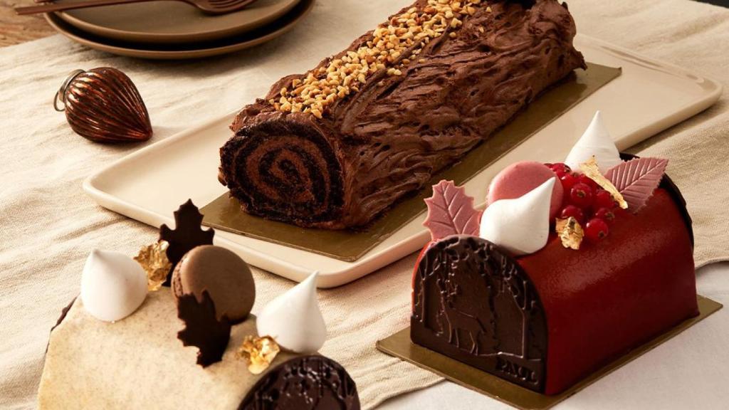 Varias tartas de la pastelería Paul.