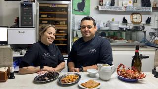 'O Gato Negro', en Santiago.