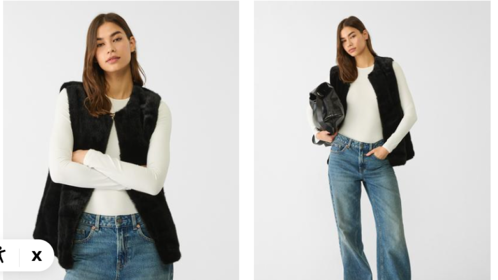 Chaleco efecto pelo. Ref. 5959/226/001