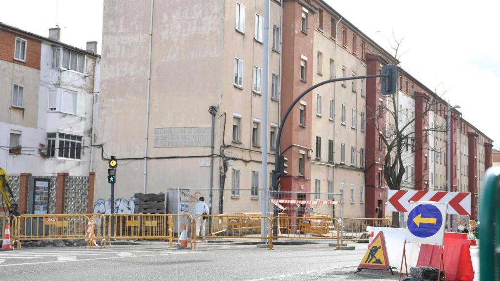 Obras de humanización de la avenida de Galicia en Zamora
