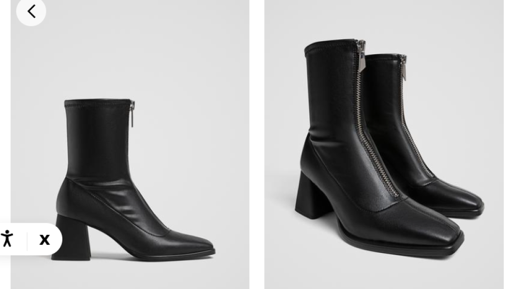 Botín tacón cremallera. Ref. 9905/470/040