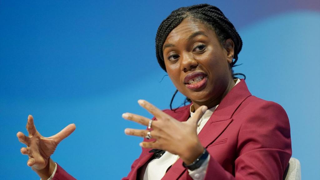 Kemi Badenoch, líder del Partido Conservador.