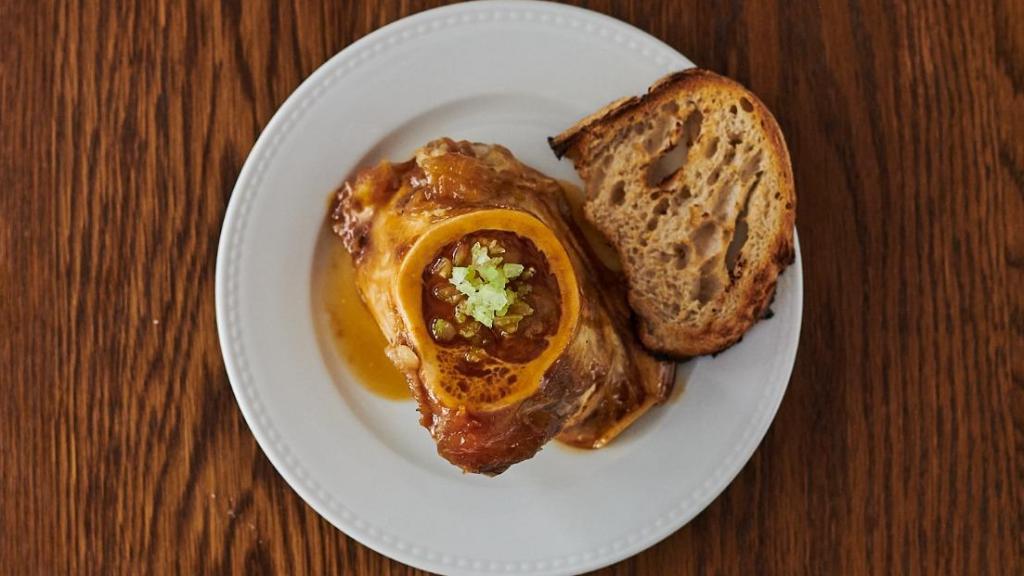 Tartar de apio con tuétano en La Cocina de Frente.