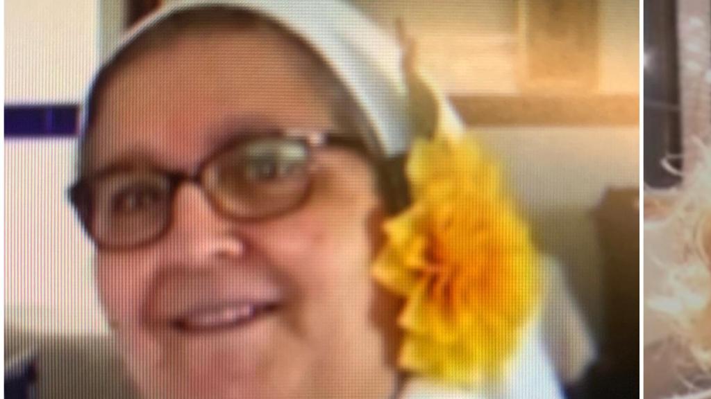 Mari Paz, esta semana, y a la izquierda, en una imagen cuando aún era monja.