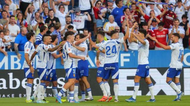 El Real Zaragoza - Elche, el partido de ida.