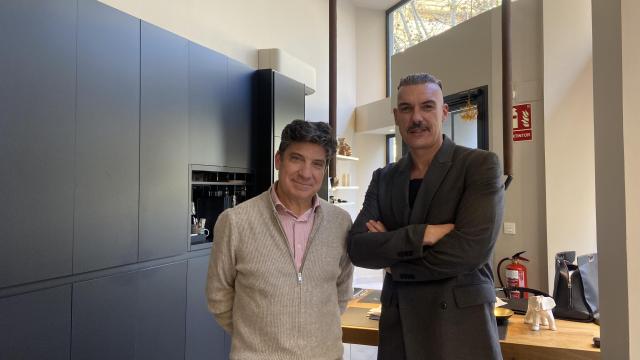 Rubén y Javier en su estudio.