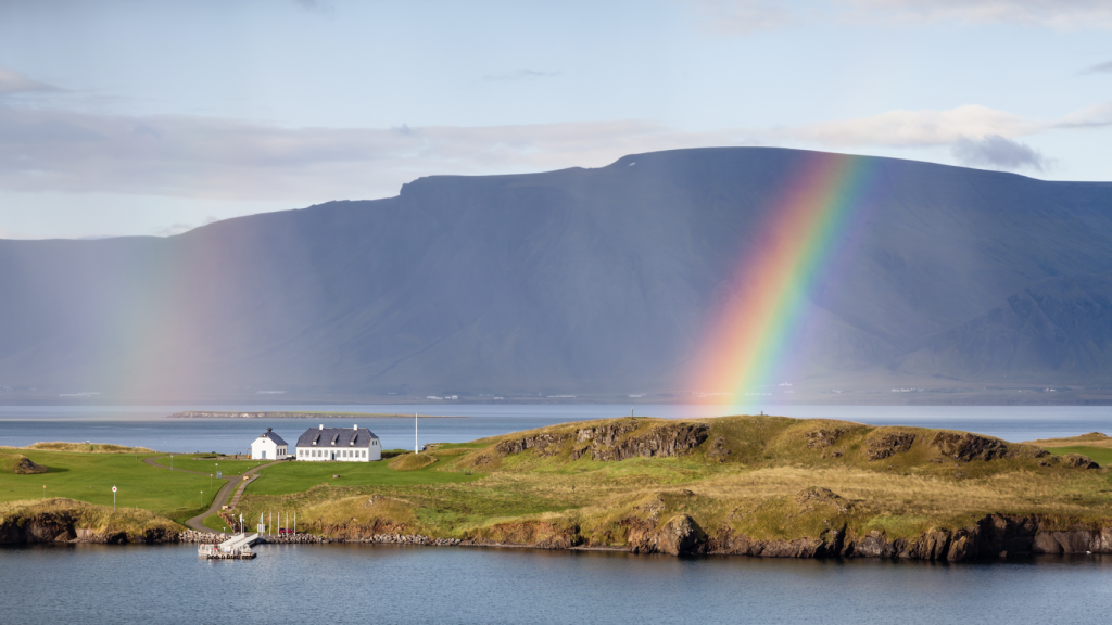 Paisaje de Islandia.