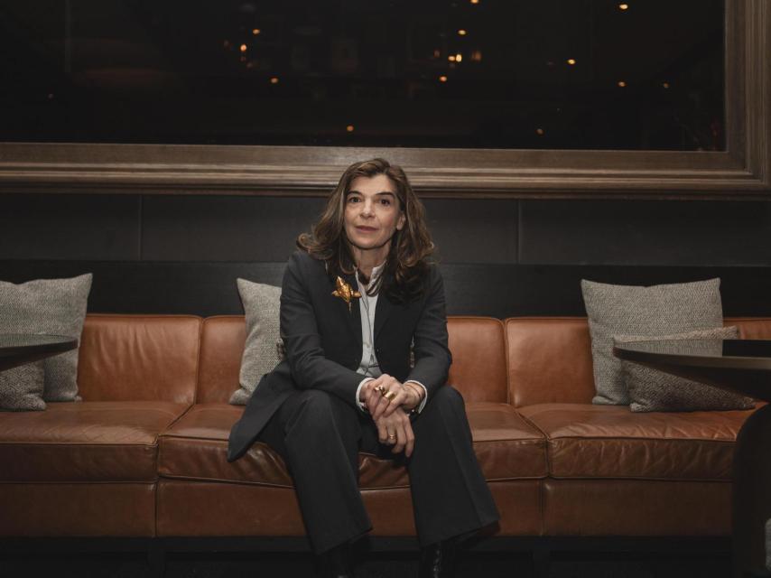 Xandra Falcó Girod en una de las estancias del hotel Rosewood Villa Magna.