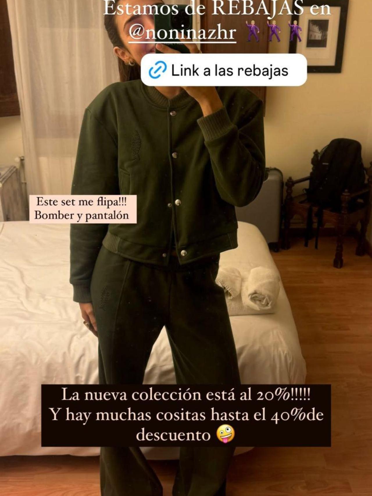 Ana Padilla con un conjunto de Noniná.