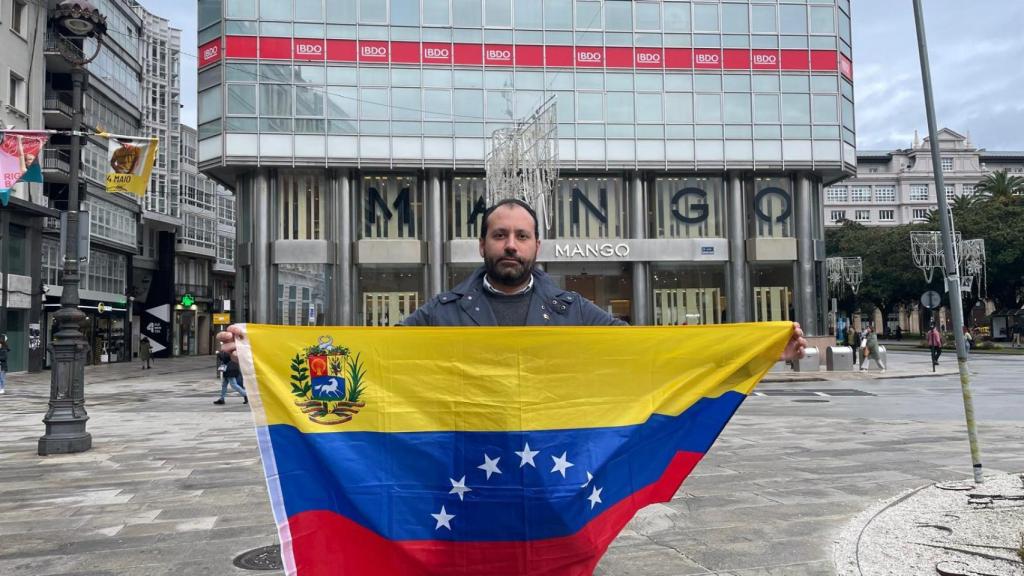 Rolando Figueroa, venezolano afincado en A Coruña.