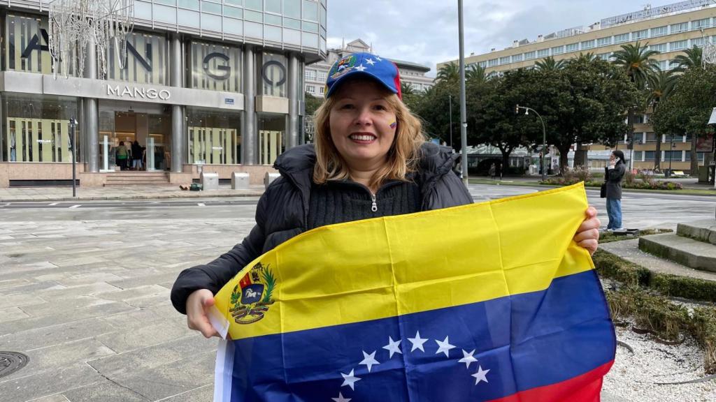 Mari Carmen Medina, venezolana afincada en A Coruña.