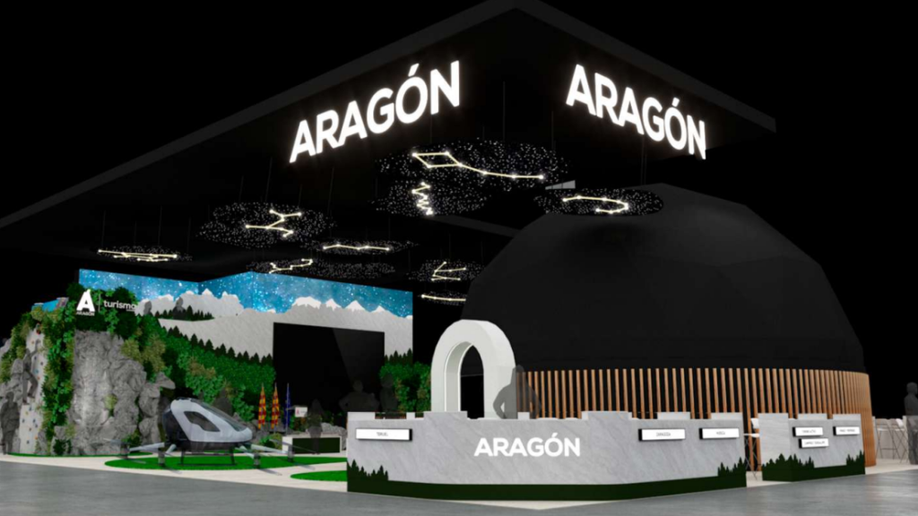Estand de Aragón para Fitur 2025.