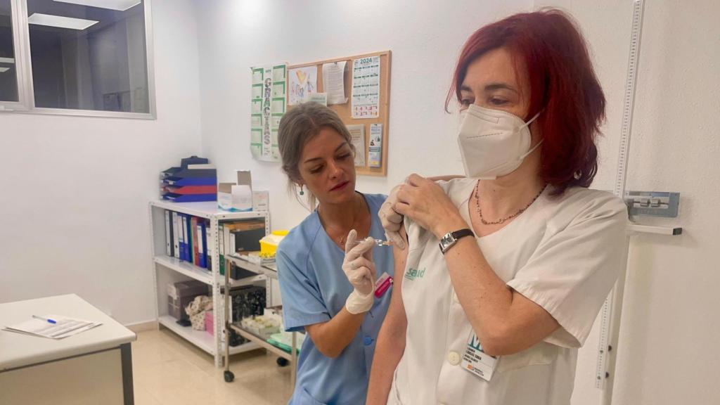 Vacunación de gripe en trabajadores sanitarios