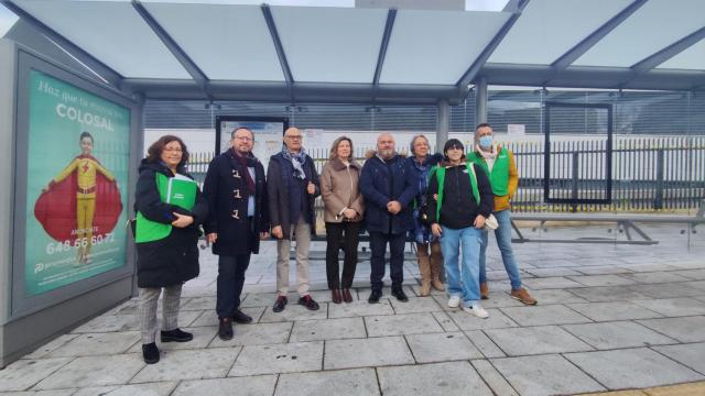 Marquesina libre de humo junto al Complejo Hospitalario de Salamanca