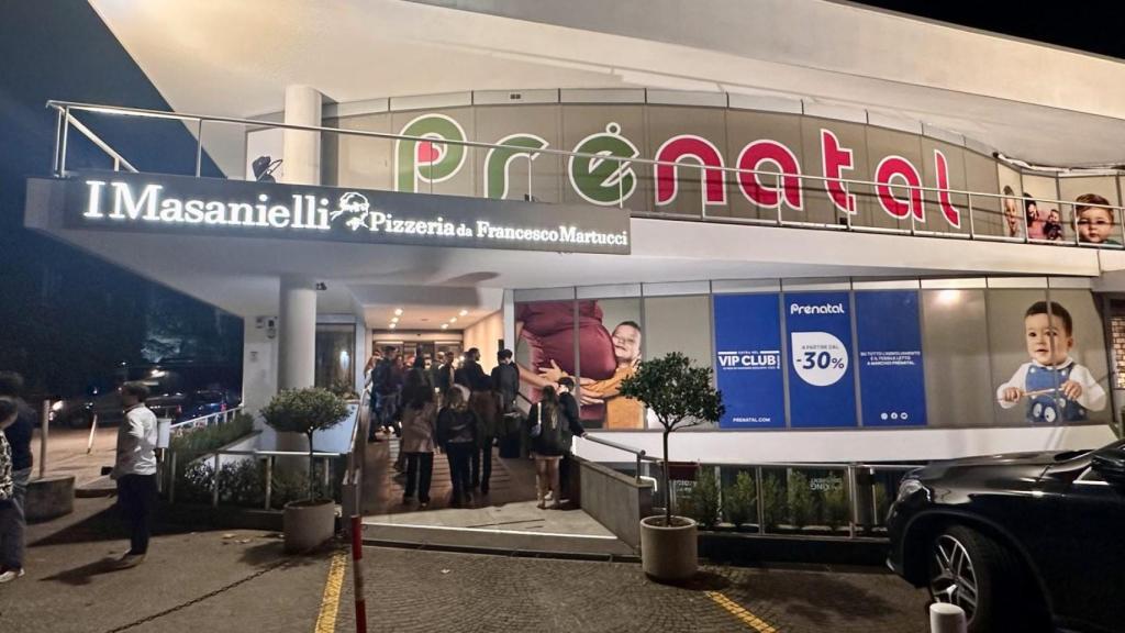 La entrada a I Masanielli.